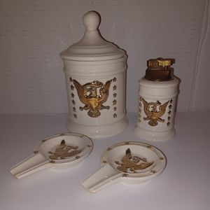 Vintage smoking set